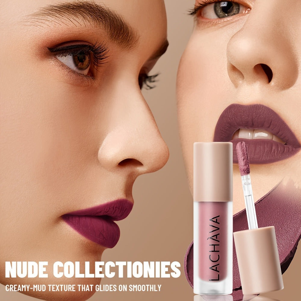 Matte Liquid Lipstick for Women — Velvet Soft Non-Drying Waterproof Long-Lasting Formula, Highly Pigmented Full Coverage Lip Color in Nude Brown Pink Red Purple Gold Shades - product image 17
