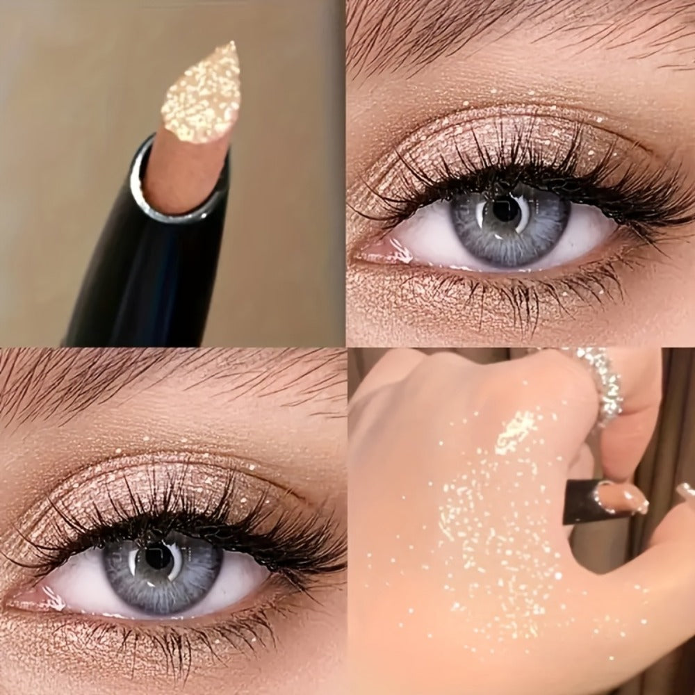 Shimmer Eyeshadow Stick Set 6 Pcs for Women – Pearl Sparkling Waterproof Long-Lasting Eye Makeup Pens with Squalane, Easy Blendable No-Brush Eyeshadow Kit, Gift for Her - product image 7