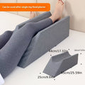 U-Shaped Leg Elevation Pillow, Wedge Leg Support Cushion for Bed Rest Recovery, Foot & Ankle Raise Pad, Flannel Cover 50x20x15cm for Post-Surgery Circulation Relief - product image 7