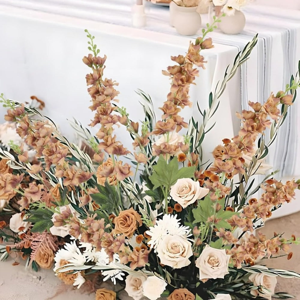 Artificial Delphinium Flowers 8pcs 33.5 Inch Faux Larkspur Stems for Wedding Centerpieces, Tall Silk Flower Bouquet for Home Vase Table Garden Decor - product image 8
