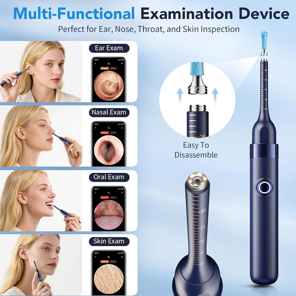 Upgraded 1080P Ear Wax Removal Tool with Camera & Storage Case – LED Light, iOS & Android Compatible, Complete Ear Cleaning Kit, Holiday & Birthday Gift for Whole Family - product image 5