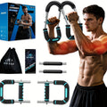 Chest Expander Spring Trainer | U-Shaped Adjustable Arm & Chest Muscle Strength Builder, 60 | 100 LB Resistance, 2-Level Detachable Design with Comfortable - product image