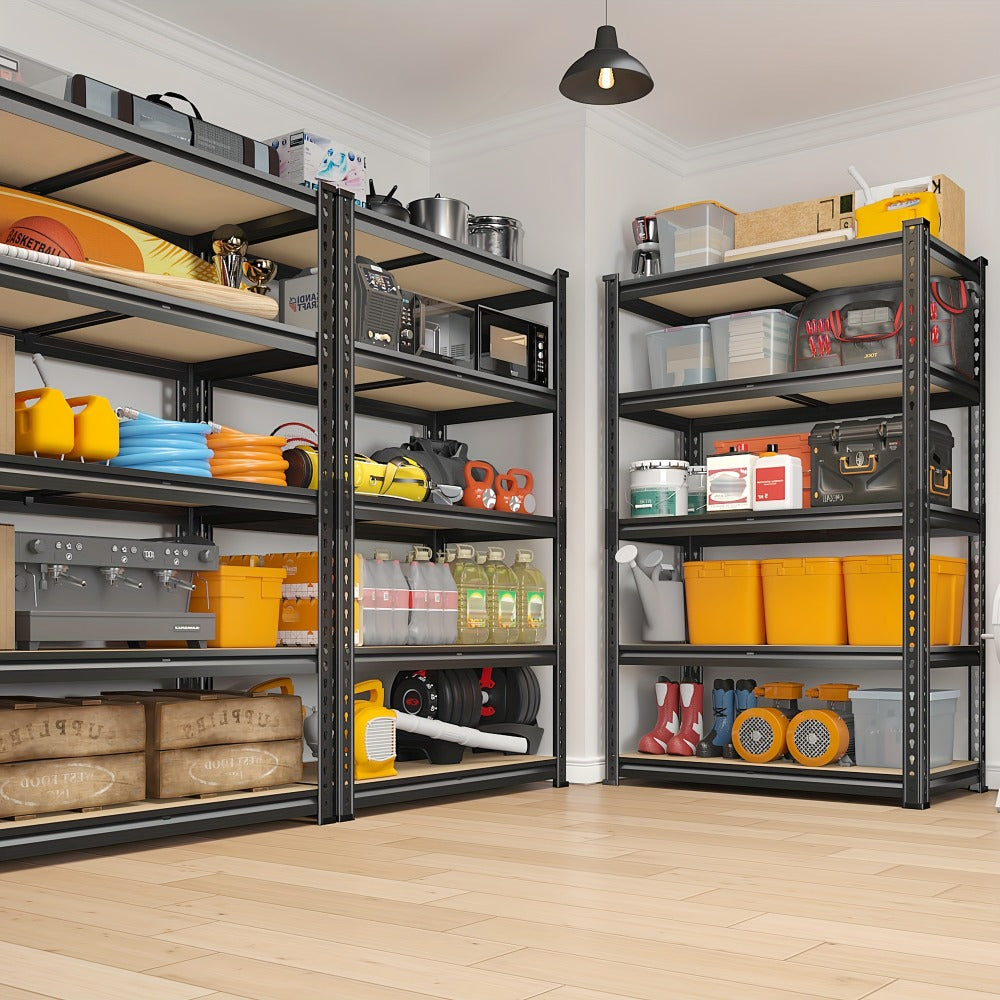 Heavy Duty Garage Shelving Unit 5-Tier Metal Storage Shelf – 2000/2500 LBS Capacity Adjustable Steel Shelves for Garage, Basement & Warehouse | 60"/72" H Utility Rack for Kitchen,  - product image 15