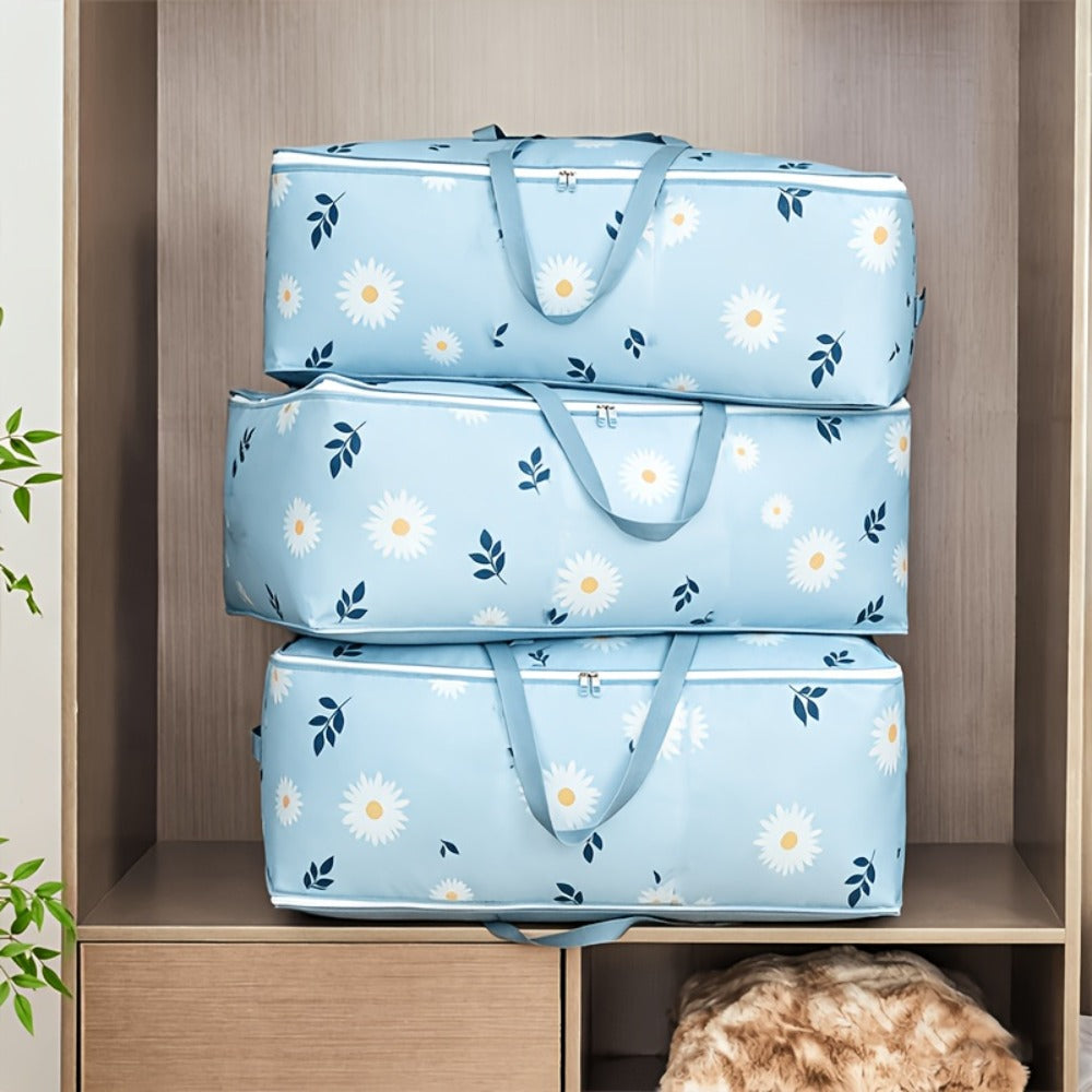 Under Bed Storage Bags 6pcs 140L - Large Capacity Foldable Organizer Bags for Clothes Blankets Bedding, Space Saving Underbed Storage - product image 4