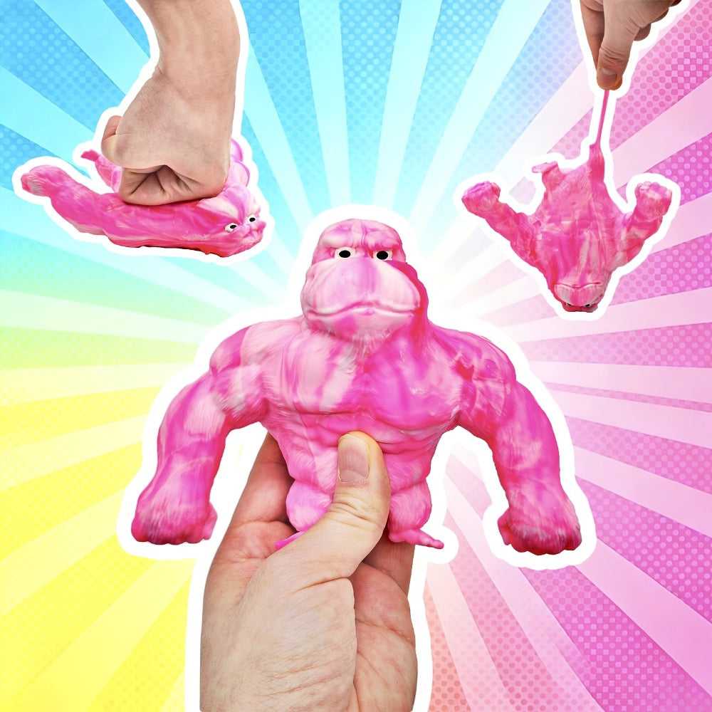 Stretchy Gorilla Fidget Toy Squishy Squeeze Monkey | PVA Sponge Sensory Stress Relief Toy for Kids & Adults, 5 Colors, Easter Basket Stuffer, Christmas - product image 10