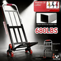 Folding Hand Truck Stair Climbing Wheels Heavy Duty 220 450 680 LBS Capacity Compact Collapsible Handcart Dolly for Home Warehouse Grocery Moving Office Material Handling - product image 14