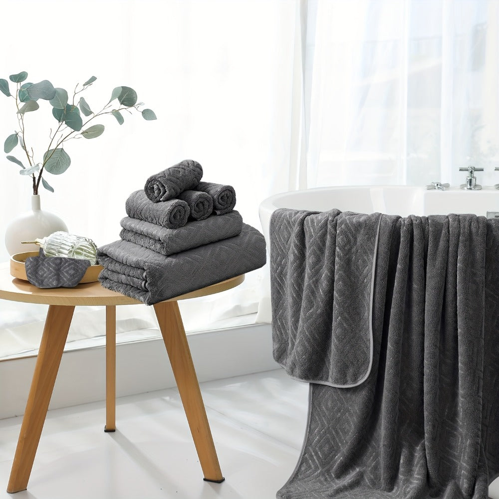 700GSM Bath Towel Set 8 Piece Extra Large Ultra Soft Thick - Highly Absorbent Quick Dry | 2 Oversized Bath Towels 2 Hand Towels 4 Washcloths | 16 Colors | Bathroom Hotel Gym Spa Ad - product image 14