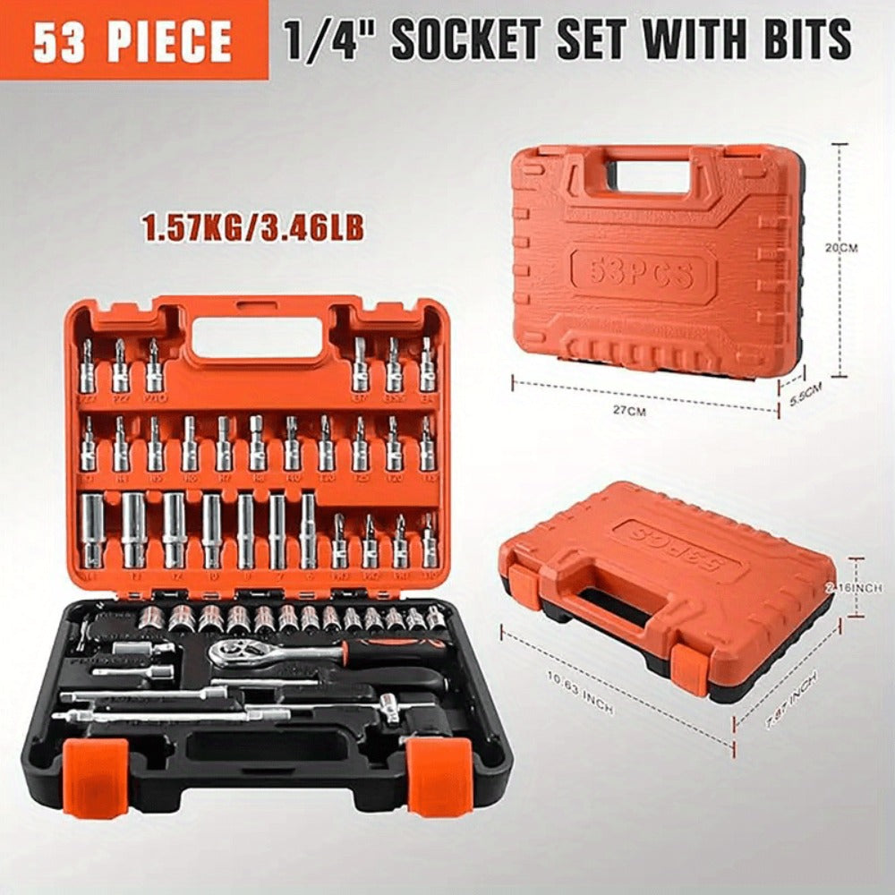 Premium Stainless Steel Repair Tool Kit 55/82/94/121PCS – Complete Automotive & Home Repair Set | Multi-Function Hand Tools | No Charging Required | Easy to Use | Perfect Gift for  - product image 2