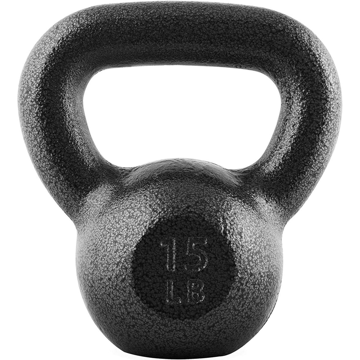 Cast Iron Kettlebell with Wide Flat Base – Hammerstone Painted, Anti-Corrosion, Smooth Grip Handle for Strength Training, Full Body Workout, CrossFit & Home Gym – 80 LB – Multiple Weight Options 10