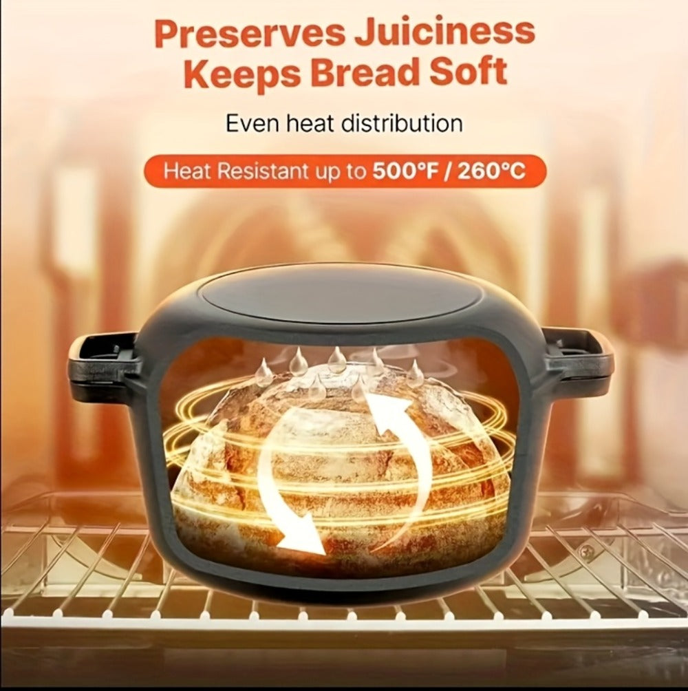 Cast Iron Dutch Oven Set 5.1QT & 7QT with Skillet Lid – Pre-Seasoned 2-in-1 Cookware for Stovetop, Induction, Oven, Campfire & BBQ, Sourdough Bread Baking, Frying, Camping - product image 18