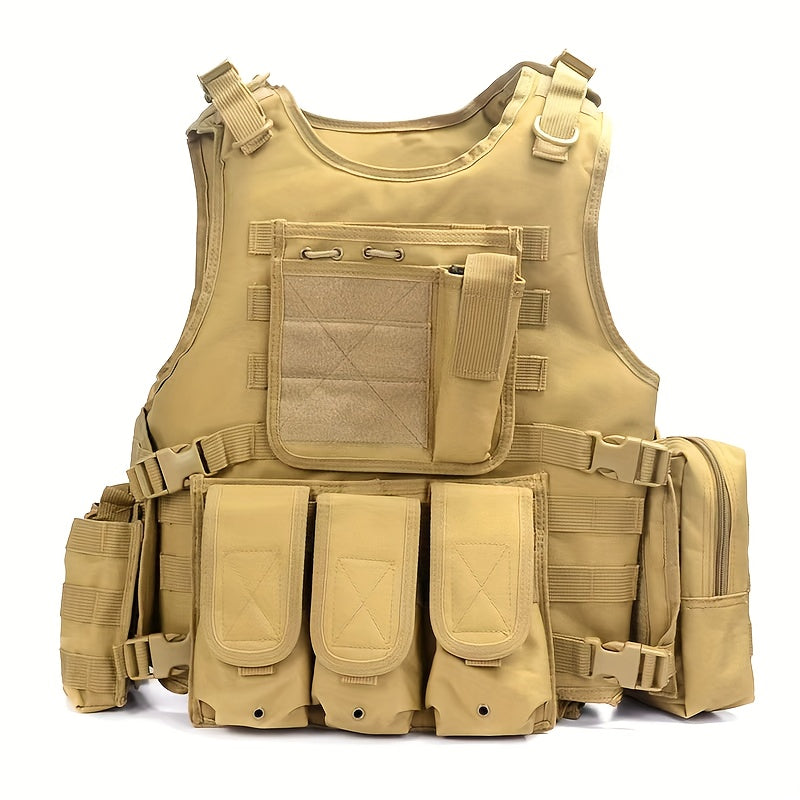 Tactical Outdoor Training Vest for Men Women | Lightweight Protective Hiking Vest with Multi-Pocket Design, Breathable & Adjustable, Ideal for Trekking Camping - product image 4