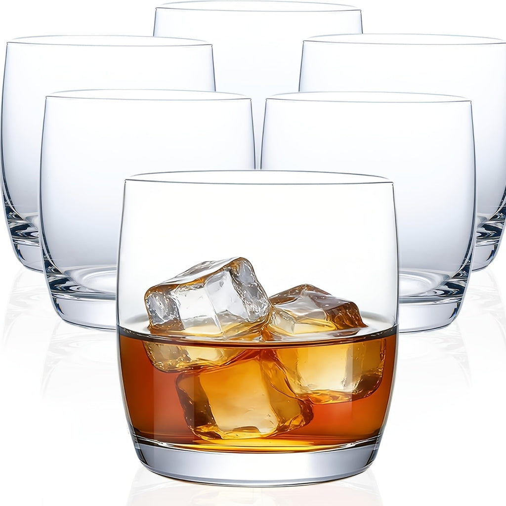 Crystal Rocks Glasses Set of 6 – 10.5oz Premium Whiskey Tumbler, Clear Bourbon Scotch Cocktail Drinking Glasses, Dishwasher Safe Old Fashioned Glassware for Home Bar, Restaurant, G - product image 7