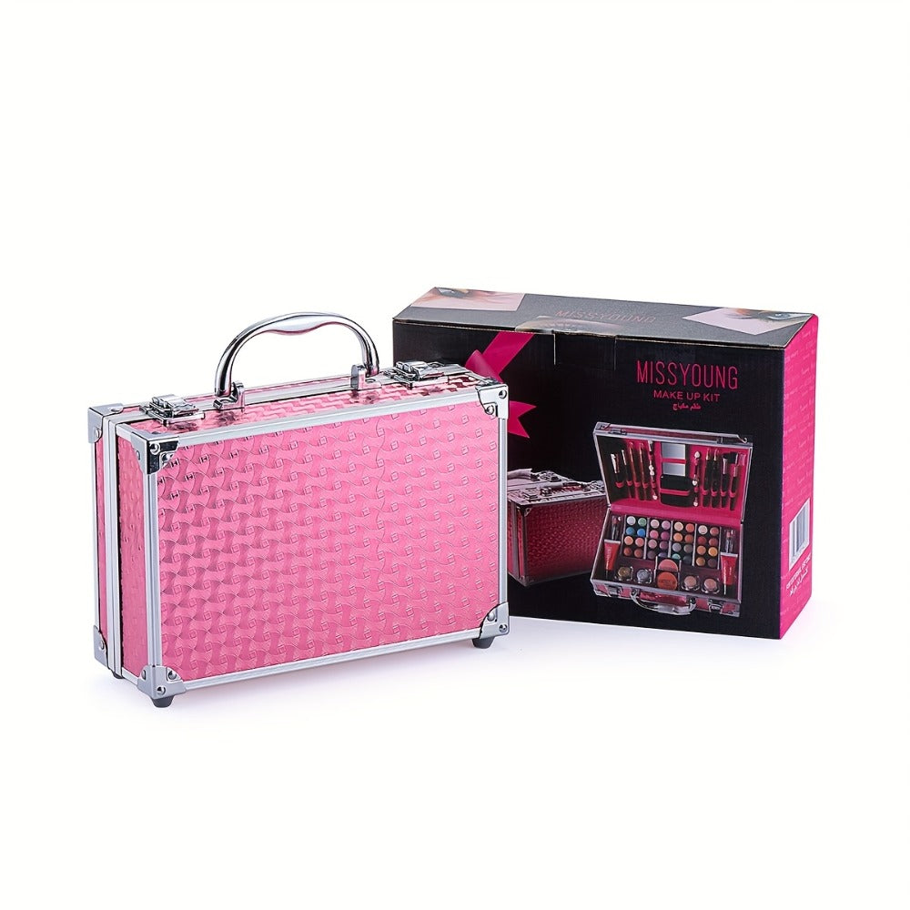 56 Piece Makeup Kit Full Face Set Eyeshadow Lipstick Blush Lip Gloss Eyebrow Pencil Glitter Brushes for Women Beginner Wedding Stage Holiday Gift - product image 14