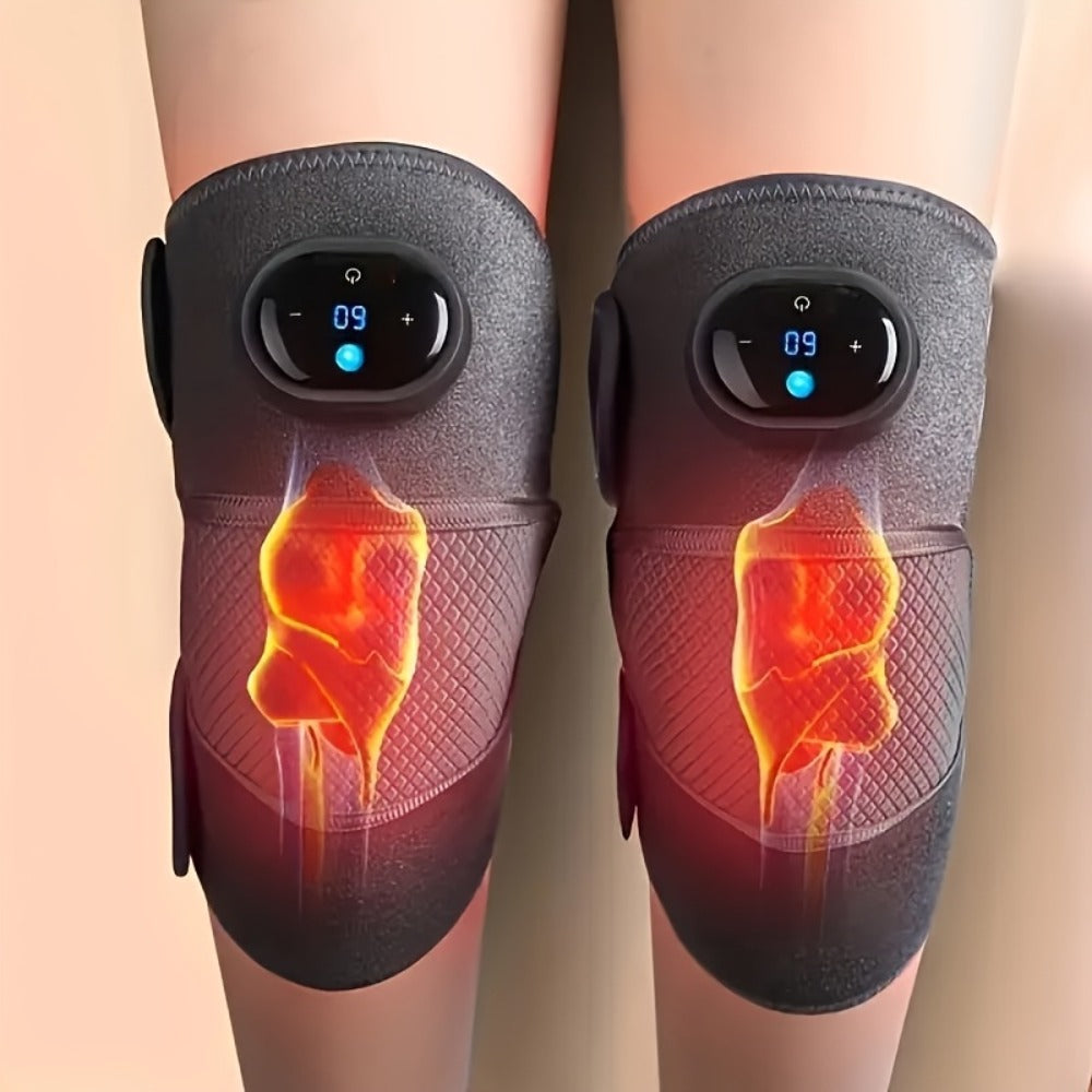 Knee Massager with Heat – 3-Level Heating Pad for Knee Pain Relief, Joint & Muscle Warmth, Anti-Slip Breathable Knee Brace for Men & Women - product image