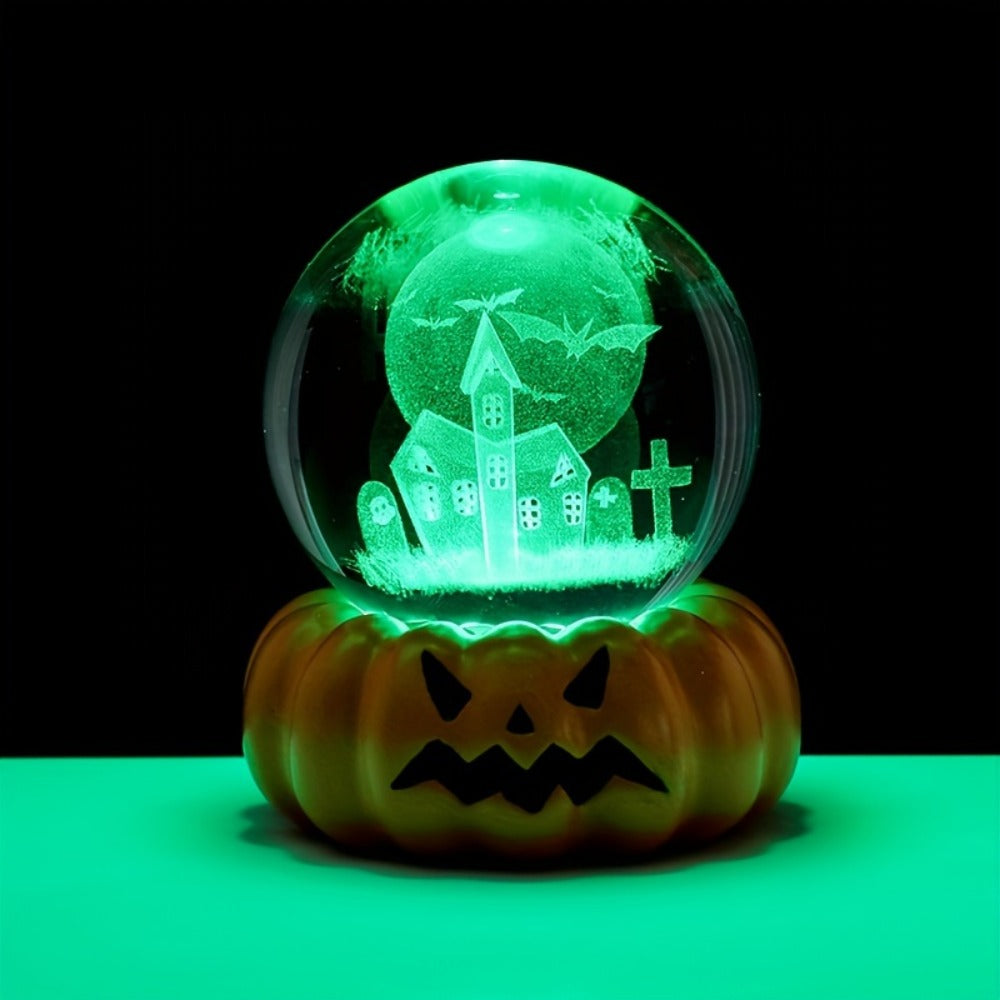 Starry Sky Crystal Ball Night Light – 3D Blue Galaxy Glass Sphere LED Desk Lamp, Creative Tabletop Decor Light for Bedroom, Unique Gift for Holiday Party Birthday (Blue Starry Sky) - product image 10