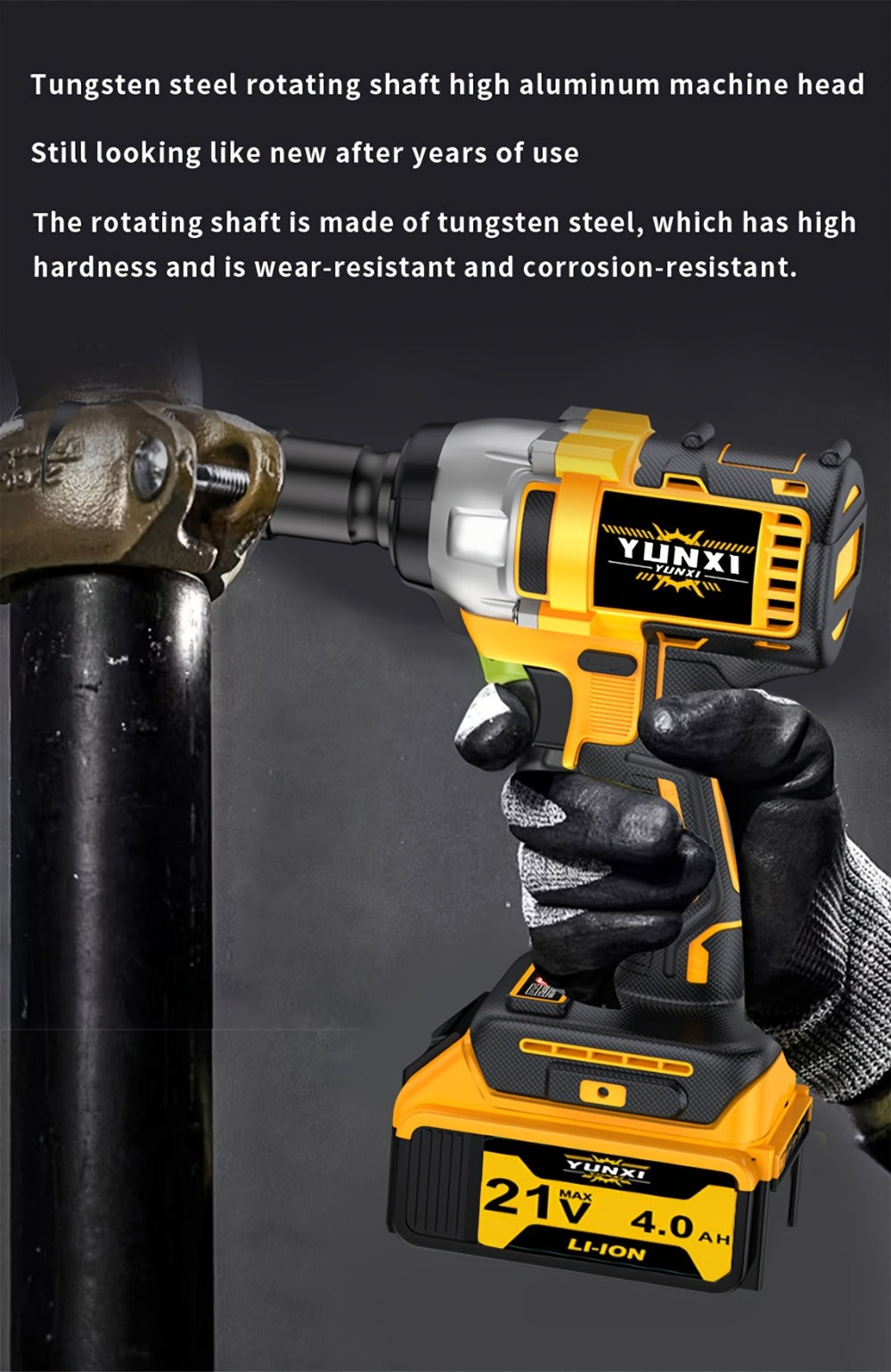 21V Cordless Drill Brushless Impact Wrench Multifunctional – Lithium Battery, Quick Charger, Variable Speed, Tighten Screws & Bolts, Compact Power Tool for Home, Car Repair & DIY – - product image 27