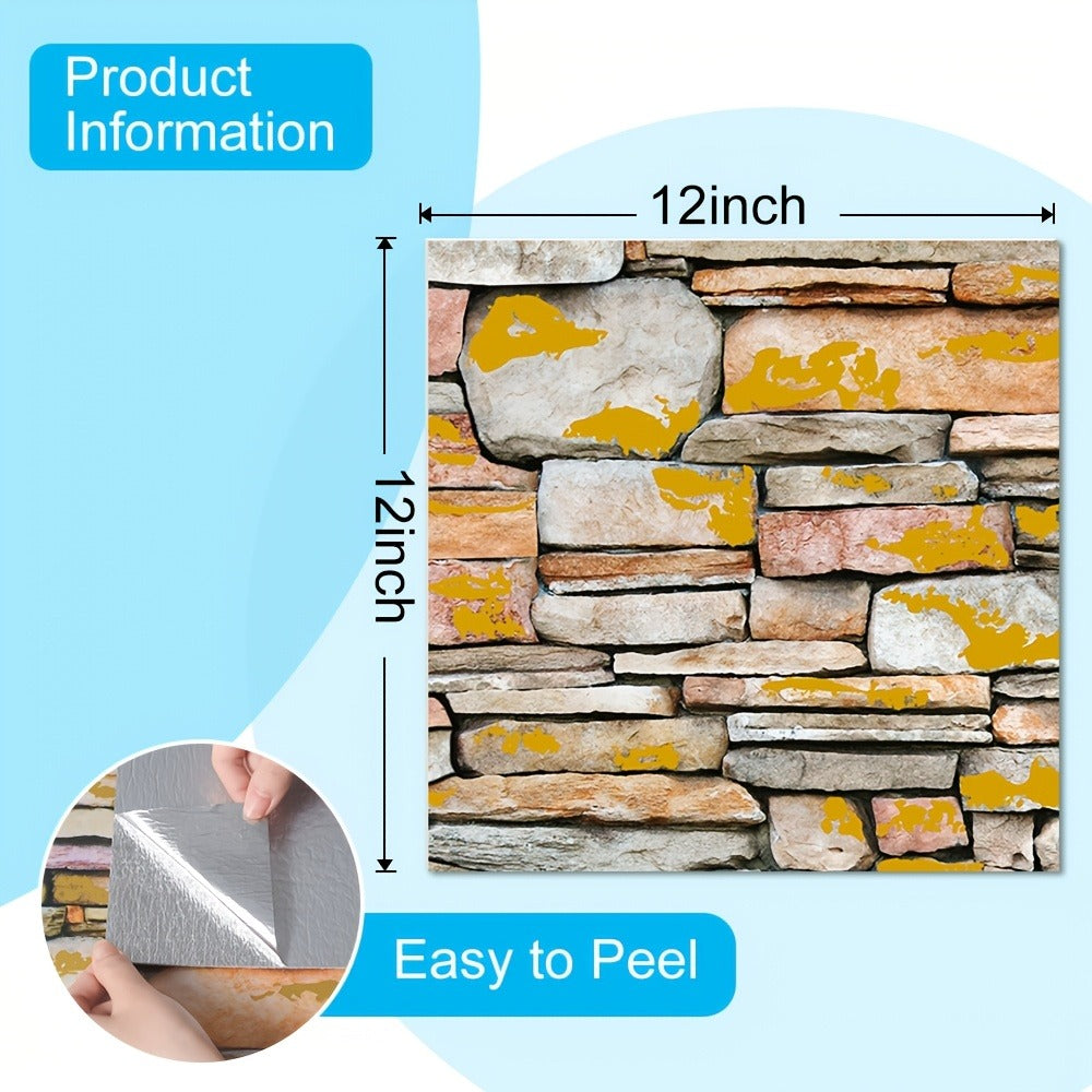 Marble Floor & Wall Decals 40-Pack Self-Adhesive Waterproof Removable Vinyl Sheets – Luxury Marble Pattern Tile Stickers for Bathroom, Kitchen & Living Room - product image 4