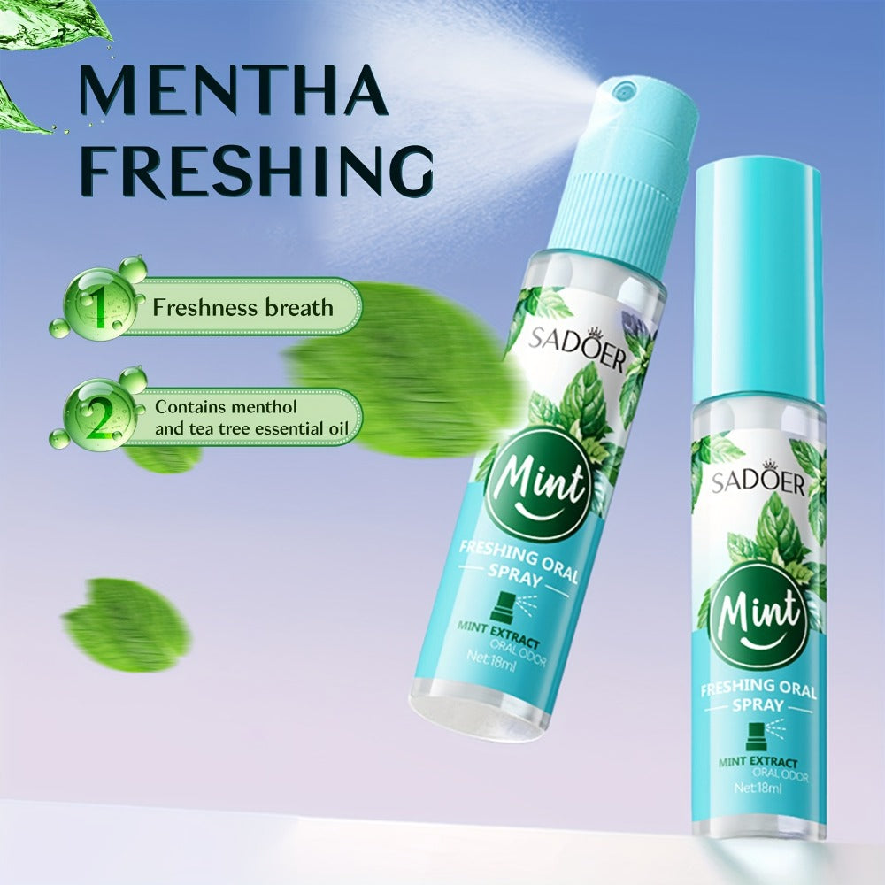 Mint Breath Spray with Tea Tree Essence Portable Oral Freshener — Fast-Acting Compact Pocket-Size Mouth Spray for On-the-Go Fresh Breath, Available in 2-Pack & 4-Pack Gift Set - product image 6
