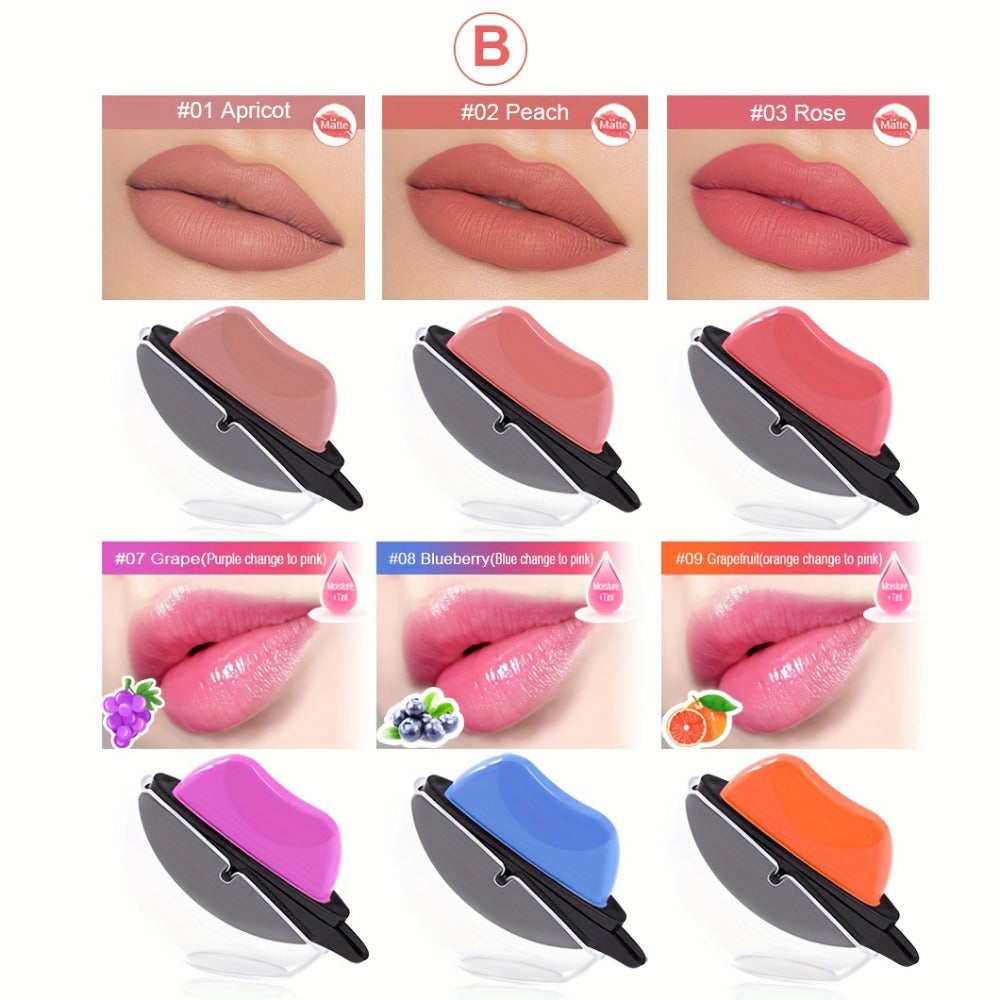 Color Changing Lipstick Set 6pcs Matte pH Reactive Lip-Shaped with Jasmine Scent - Non-Fade Long-Lasting Velvety Formula, Multi-Shade Lip Makeup Gift Set for Women & Girls - product image 3