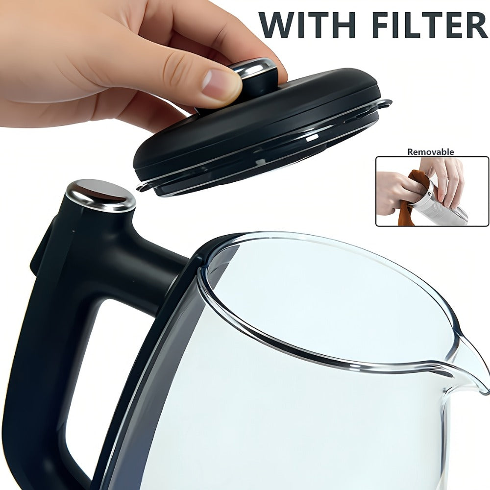 Electric Kettle 1.8L Stainless Steel – Fast Boil with Auto Shut-Off, Boil-Dry Protection, Removable Filter & 360° Swivel Base, BPA-Free Hot Water Kettle for Tea, Coffee & Baby Form - product image 7
