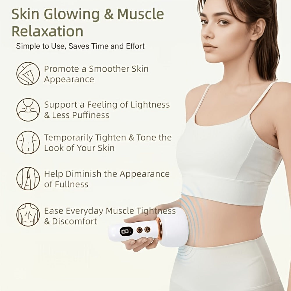 Vacuum Cupping Massager USB Rechargeable Scraping Massage Device Intelligent Suction Cup with 1200mAh Battery for Neck Shoulder Back Pain Relief Home Use - product image 7