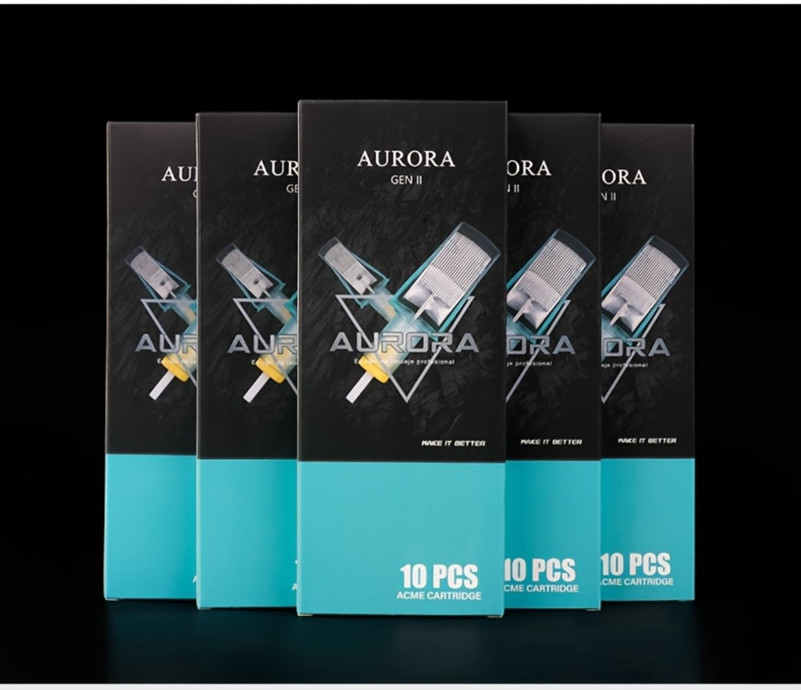 Curved Magnum Tattoo Cartridge Needles 10-Pack — Aurora II Stainless Steel, Large Ink Capacity, Low Splatter, Transparent Body, for Artists & Beginners - product image 19