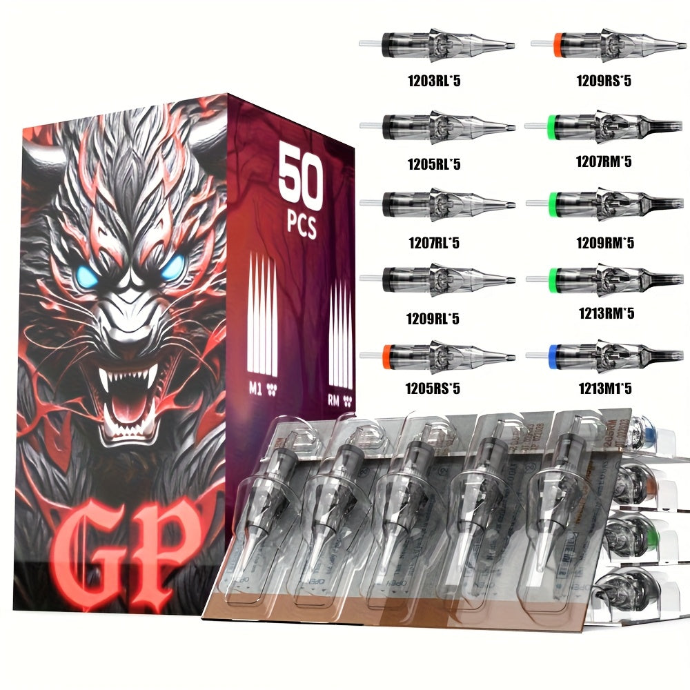 Tattoo Gun Kit Complete Set GOLDPLUME Cordless Rotary Machine 1500mAh Power Supply 10 Needles 7 Inks Full Supplies for Beginners & Professional Artists - product image 12