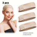 Velvet Wig Caps 3 Pack Women Adjustable Non-Slip Breathable Comfortable – Fits Lace Front Full Wigs Wig Stands Mannequin | Beige Black Brown Coffee | Daily Wear Wig Accessory Gift - product image 15