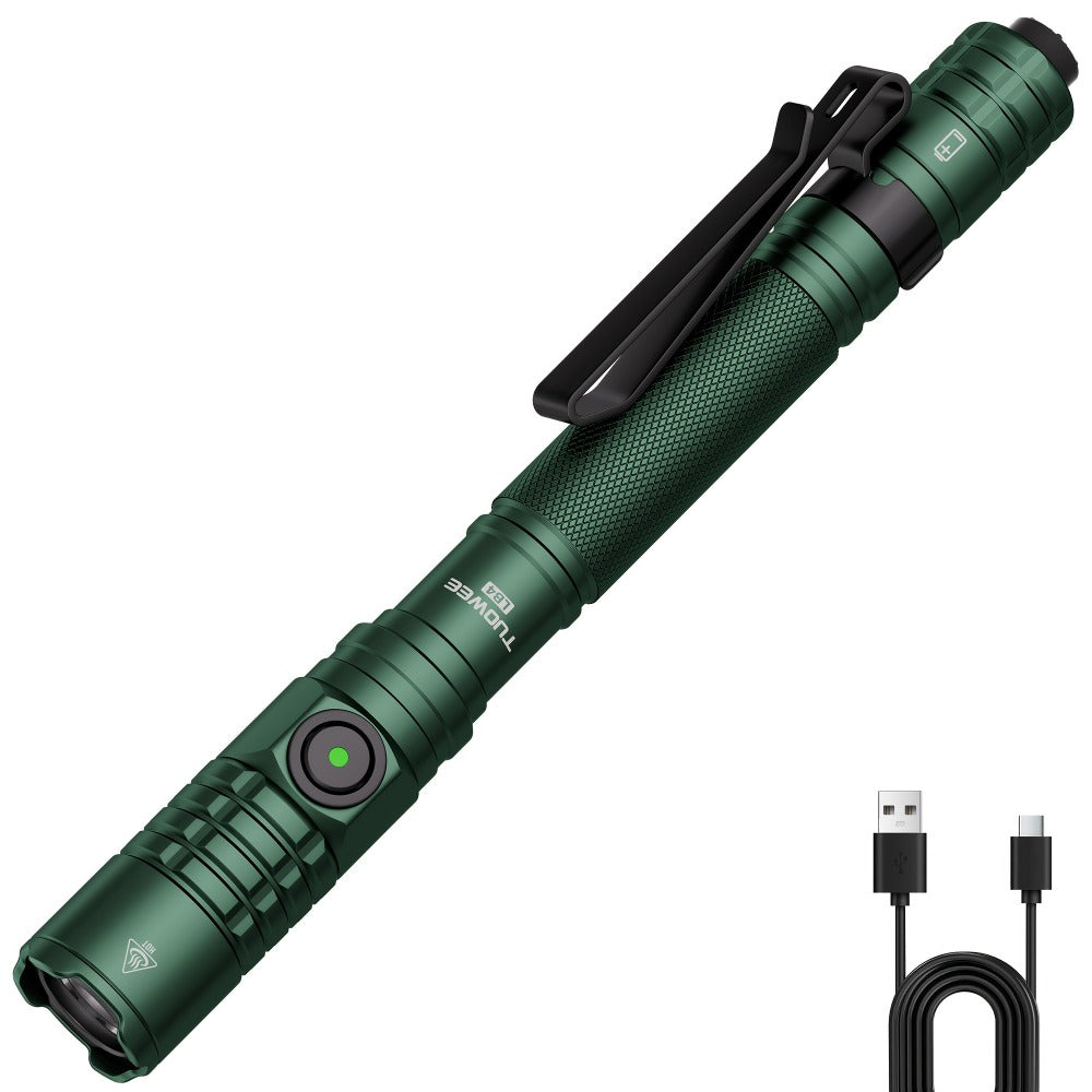 Tactical Penlight 1200 Lumen EDC Flashlight | High-Brightness Torch with Tail Switch Multi-Mode | Slim Pocket Light for Everyday Carry, Camping, Outdoor Activities & Work Lighting - product image 7