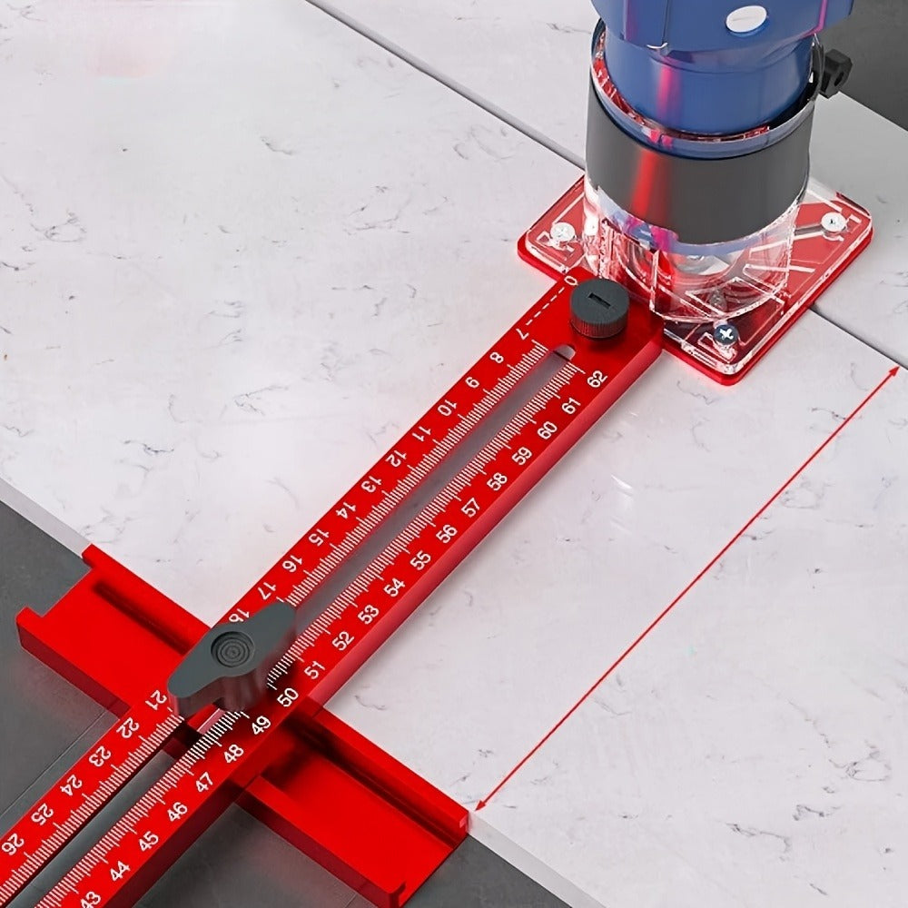Router Circle Cutting Jig 3-in-1 Woodworking Milling Fixture Precision Circular Cut Guide with Adjustable Groove Bracket for Accurate Dimensional Wood Cutting DIY Carpentry Project - product image 8