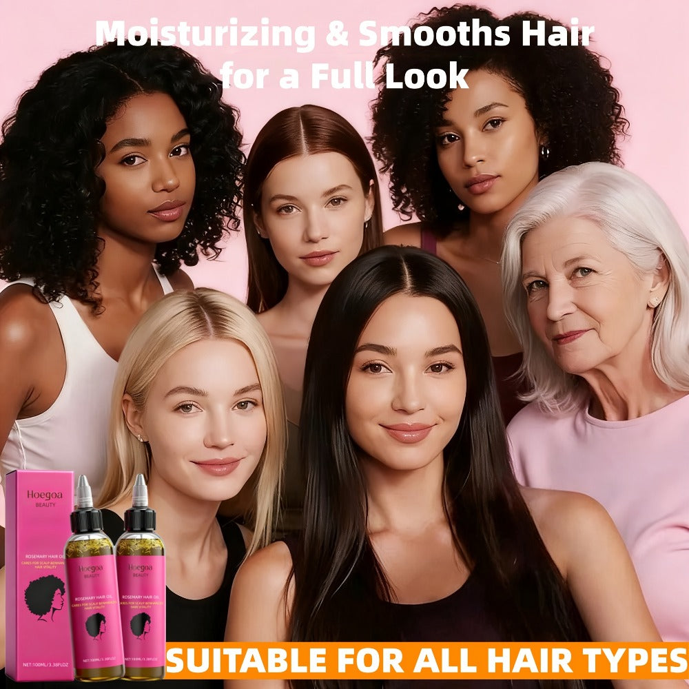Rosemary Hair Oil 2 Pack Gift Set with Bataana Oil | Scalp Nourishing Moisturizing Hair Growth Treatment | Anti-Frizz Strengthening Natural Hair Oil for Women | Birthday Valentine' - product image 15