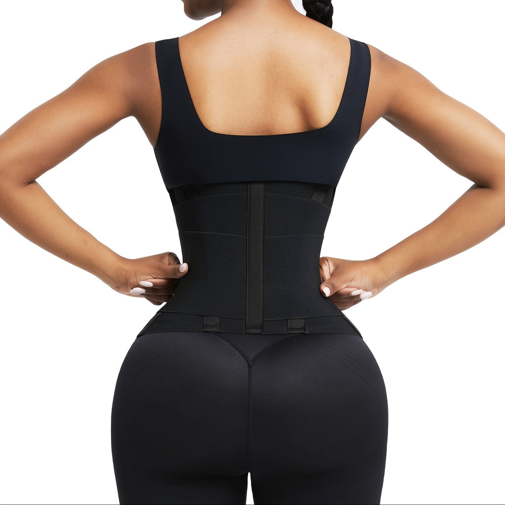 Leopard Print High Compression Back Support Waist Trainer Belt Gym Waist Cincher Trimmer Belt Tummy Control Body Shaper with Triple Wrap - product image 12