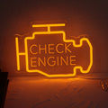 Check Engine Neon Sign – LED Dimmable USB Powered Neon Light for Garage Wall Decor, Car Repair Shop, Workshop, Man Cave, Game Room, Bedroom & Car Party Decorations (Yellow / Multi- - product image 9