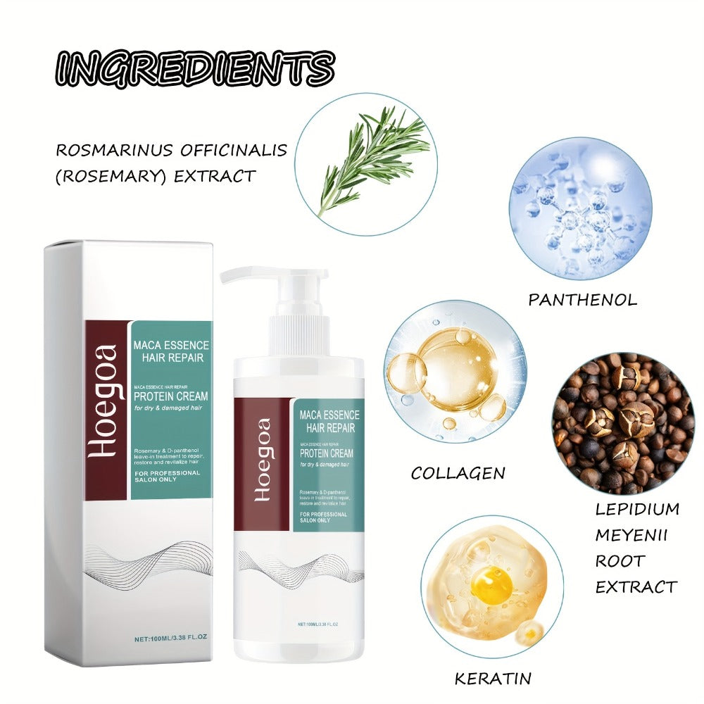 Collagen Hair Care Gift Set 3-Piece with Scalp Massage Brush - Hair Mask Keratin Conditioner Argan Rosemary Essential Oil Repairs Damaged Dry Hair Moisturizing Strengthening for Wo - product image 9
