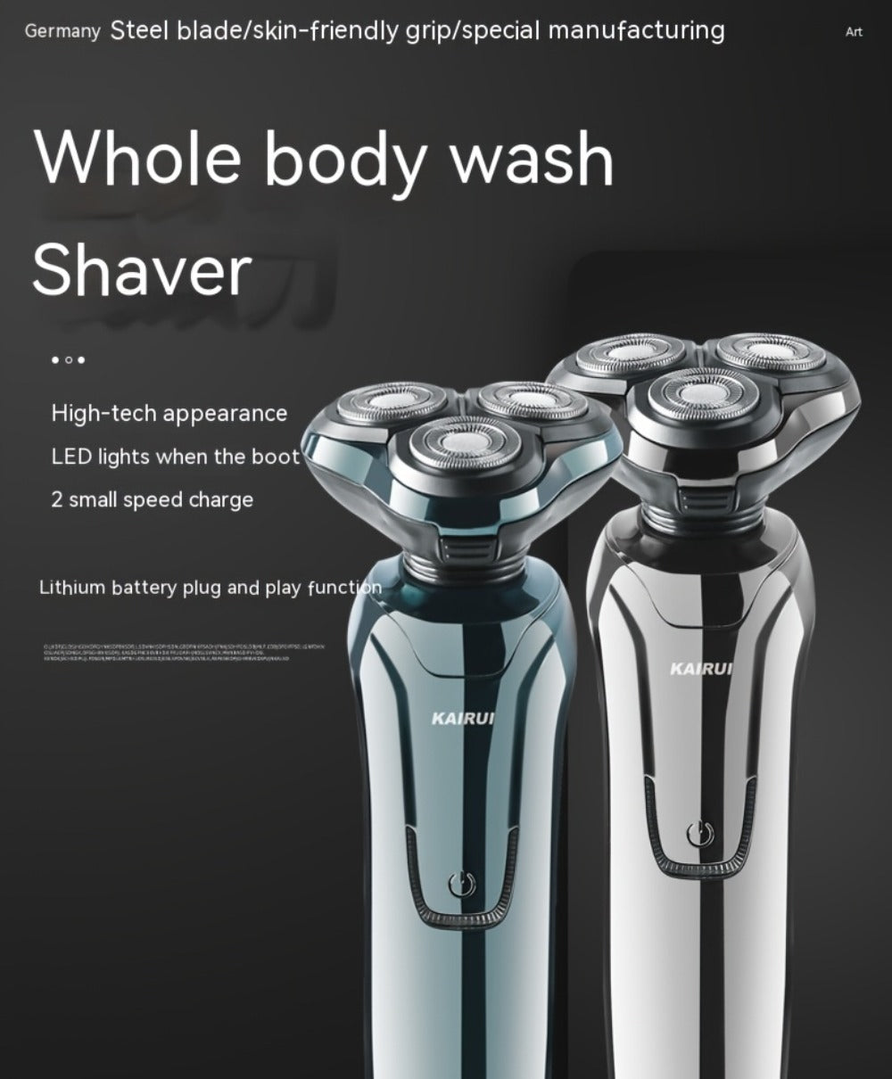 Electric Shaver for Men 4D Floating Triple Blade Waterproof — Wet Dry Razor with LED Battery Display & Type-C Fast Charging, High-End Close Shave Grooming Gift for Dad Husband - product image 12