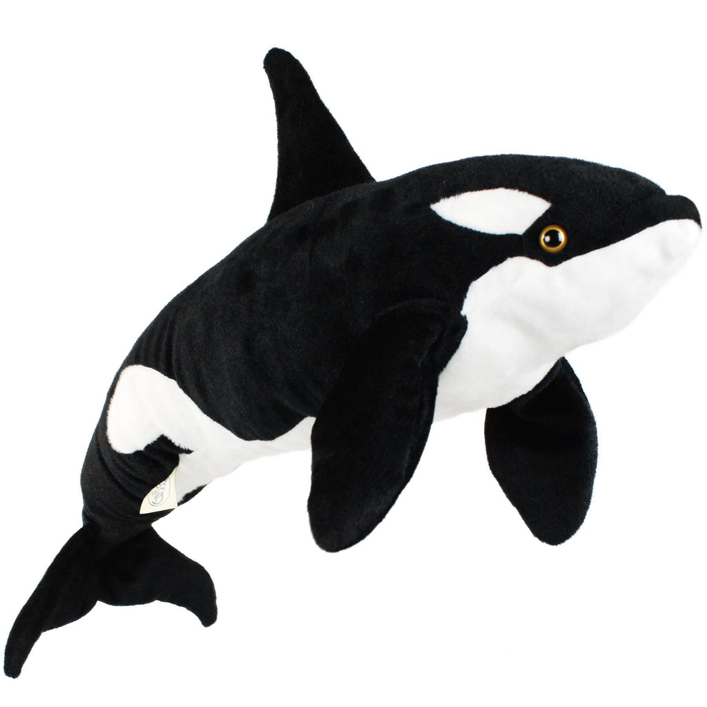 Orca Stuffed Animal 28 Inch Giant Plush Toy - Realistic Killer Whale Plushie Soft Ocean Animal Gift for Kids by Viahart, Octavius The Orca Blackfish - product image 6