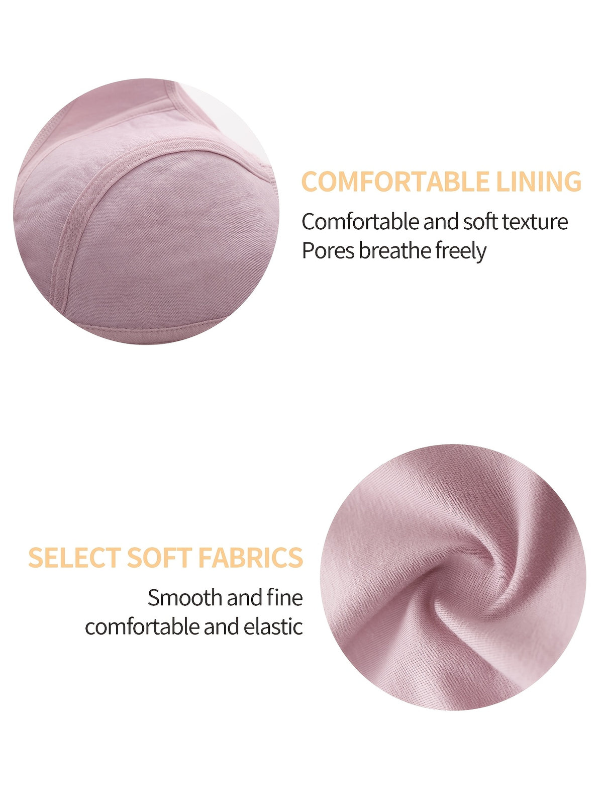 3pcs Plus Size Printed Front-Closure Bra Set Elegant Full-Cup Wire-Free Comfort Bras Women's Lingerie & Underwear Sets Everyday Bras Fashion Underwear - product image 3