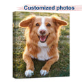 Custom Canvas Print Personalized Pet Family Photo Wall Art Ready to Hang | Framed & Unframed Canvas Options Multiple Sizes 6x8 to 24x16in | Custom Photo Canvas - product image