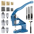 Grommet Machine Kit Heavy Duty Eyelet Punch Tool Set – 3 Setting Dies 3 Punching Dies 6mm 10mm 12mm Hand Press with 3000 Silver & Gold Grommets for Fabric Leather Canvas Tarp Craft - product image 12