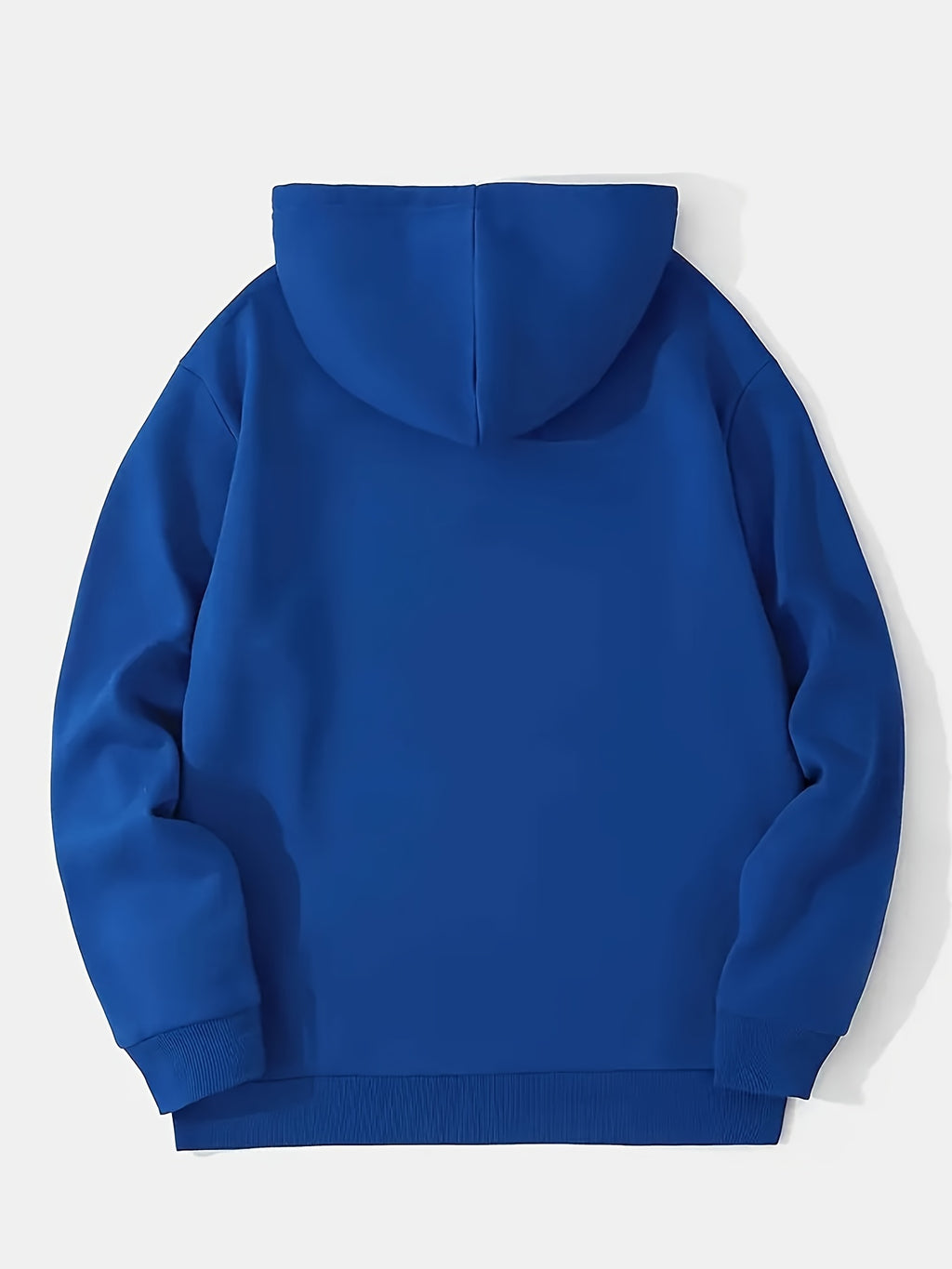 4 Simple Solid Color Hoodies with Kangaroo Pockets, Casual Hoodie for Men - product image 9