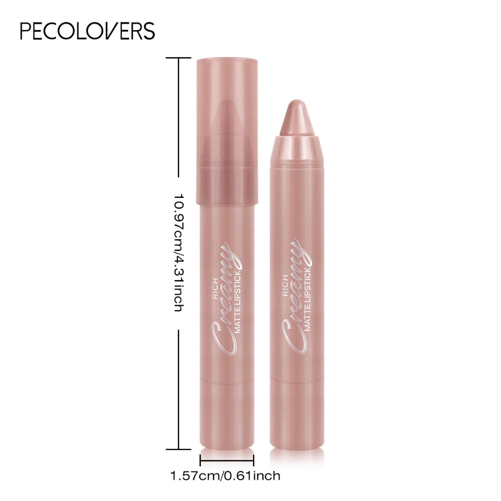 Waterproof Matte Lipstick Pen Set 6PCS with Lip Liner – Long-Lasting Non-Transfer Crayon Formula, Velvety Matte Finish in Nude & Red Shades, Contour Lip Tint Makeup for Women All S - product image 5