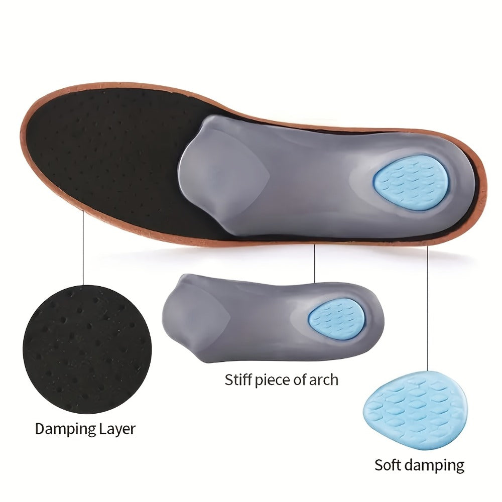Leather Arch Support Insoles for Men & Women – Cushioned Latex Orthotic Shoe Inserts with Nylon Support for All-Day Comfort and Pain Relief - product image 5