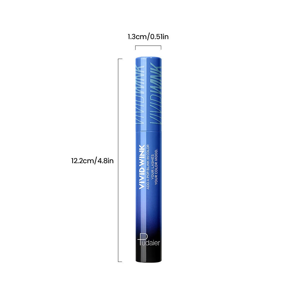 5-Shade Waterproof Colored Mascara for Women — Smudge-Proof Clump-Free Long-Lasting Vivid Formula, Bold Eye Makeup for Stage Cosplay Festival Everyday Wear, Blue Green Pink Purple  - product image 6