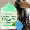 Rosemary Mint Scalp Scrub with Massage Brush 250g — Deep Cleansing Hair Scalp Exfoliator, Removes Buildup & Purifies for Oily, Dry & Color-Treated Hair, All Hair Types - product image 9