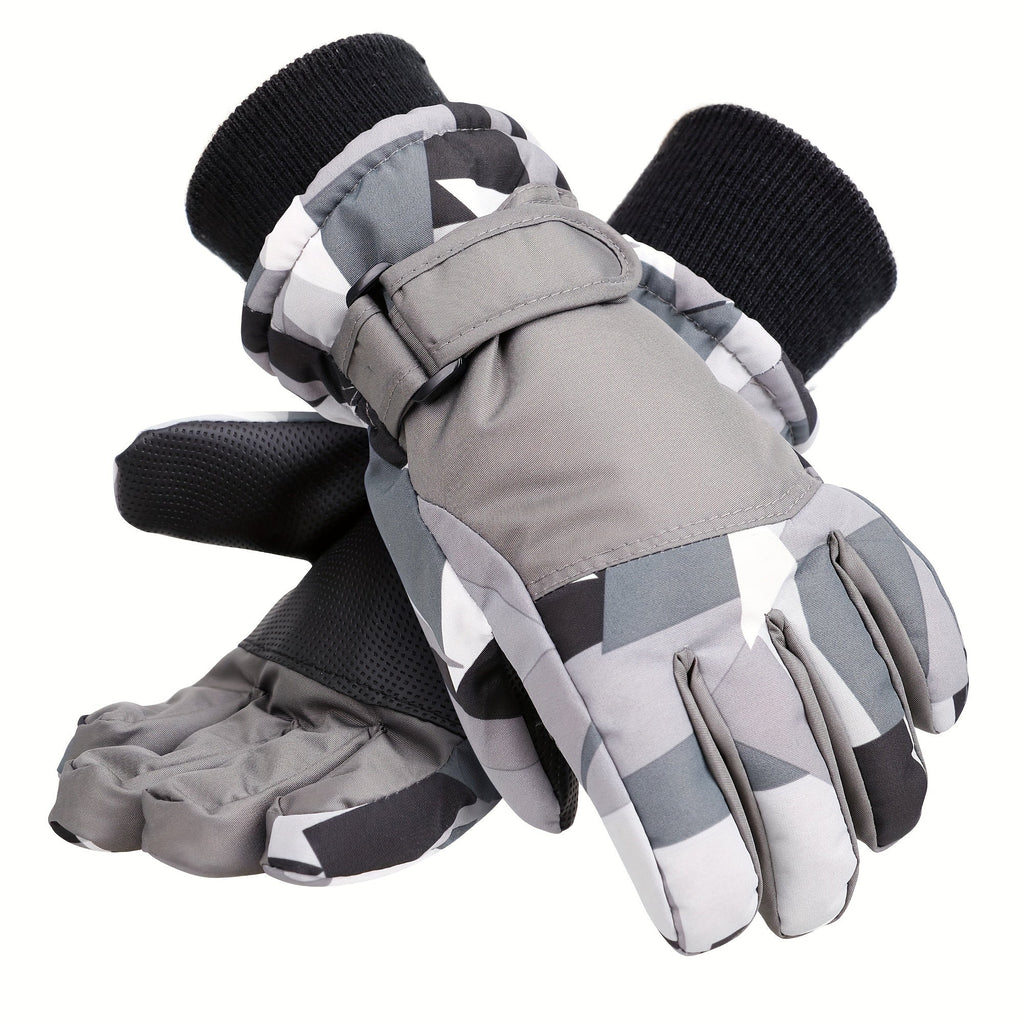 Windproof Waterproof Thermal Gloves for Men & Women, Non-Slip Grip, Touchscreen Compatible, Cold Weather Outdoor Sports Gloves – Winter Ski Gloves for Skiing - product image 2
