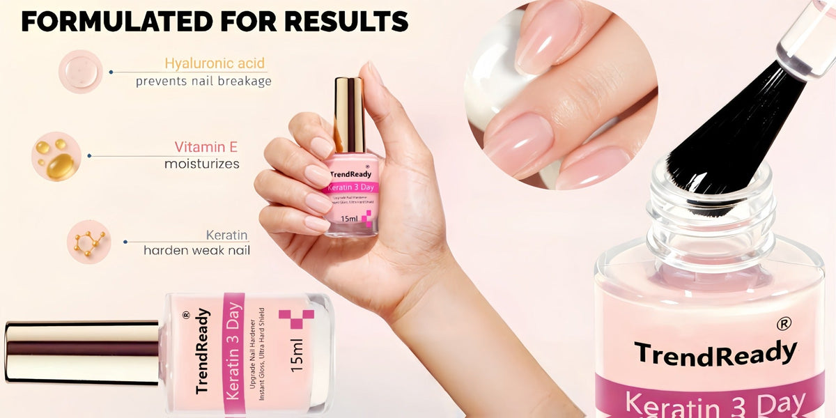 Nail Strengthener 2 Pack 4-in-1 Natural Protein Hardener — Extra Strong Fast Drying Nail Growth Treatment Base Coat for Weak Brittle Splitting Nails, Women Men All Nail Types - product image 15