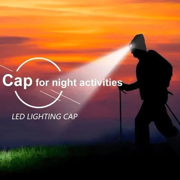 LED Beanie Light with Built-In Rechargeable Headlamp Hat for Indoor & Outdoor Lighting - product image 7
