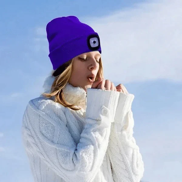 LED Beanie Light with Built-In Rechargeable Headlamp Hat for Indoor & Outdoor Lighting - product image 9