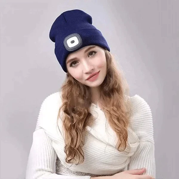 LED Beanie Light with Built-In Rechargeable Headlamp Hat for Indoor & Outdoor Lighting - product image 10