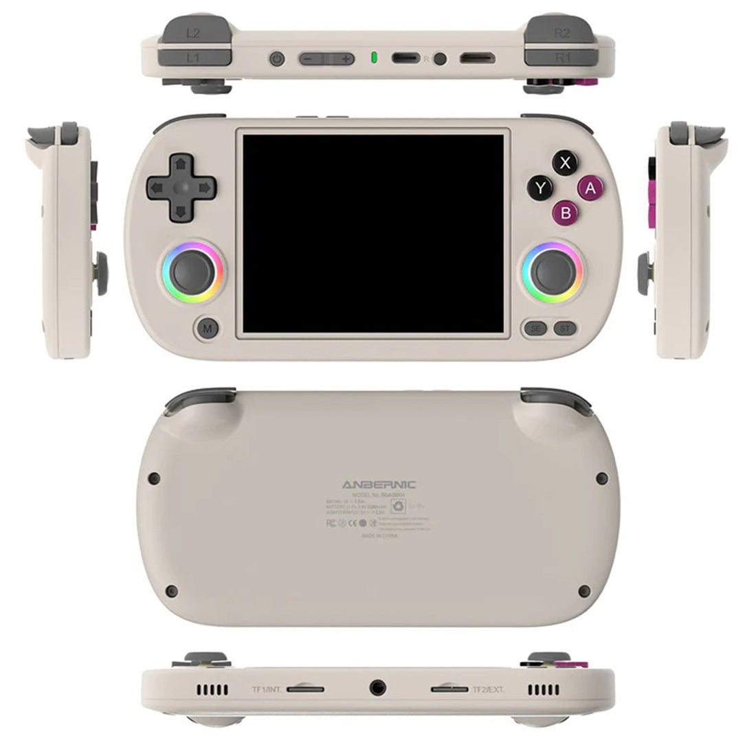 Anbernic RG40XX H Handheld Game Console Linux RGB HDMI IPS 4.0-Inch Retro Emulator 3200mAh 30+ Systems Wi-Fi Bluetooth for Everyday Use